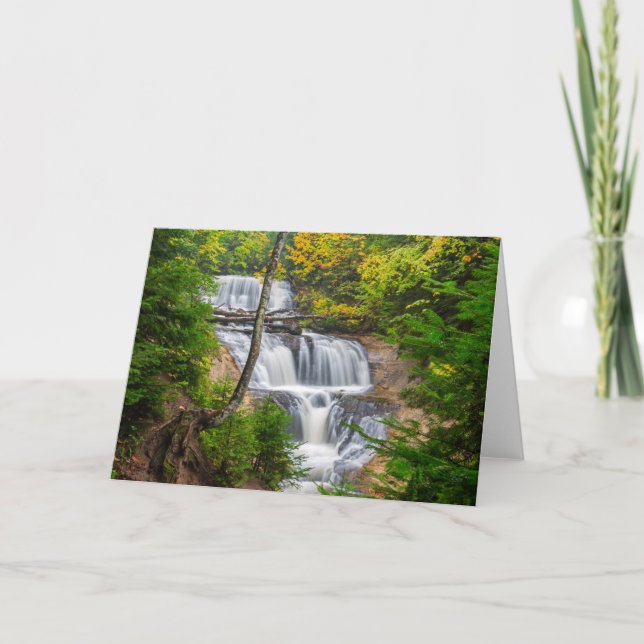 Rocks National Lakeshore, Sable Falls Card (Front)