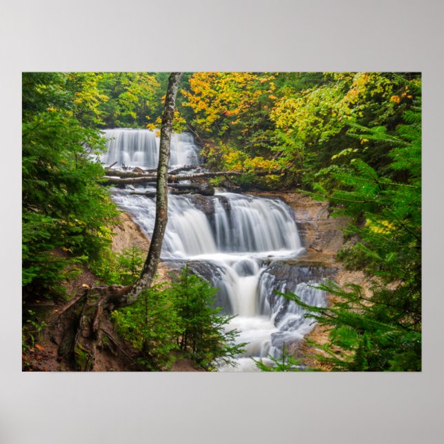 Rocks National Lakeshore, Sable Falls Poster (Front)
