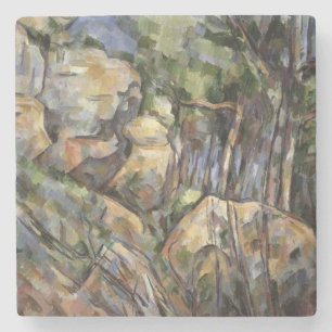 Rocks near the Caves below the Chateau Noir, c.190 Stone Coaster