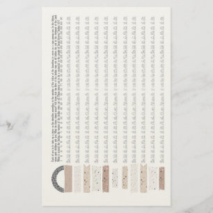 Rocks of Faithfulness Scripture Habit Tracker Stationery