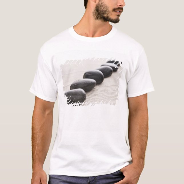 Rocks on sand T-Shirt (Front)