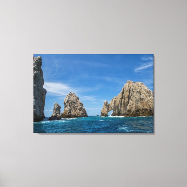 Rocks Over Water Canvas Print (Front)
