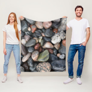 Rocks Rock  Fleece Blanket
