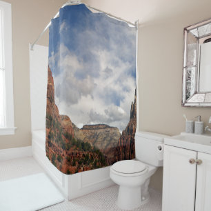 Rocks & Sky Zion National Park Utah Shower Curtain