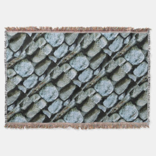 Rocks Throw Blanket