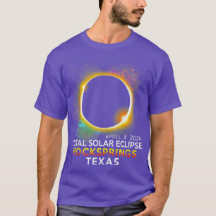 Rocksprings Texas Totality Total Solar Eclipse Apr T-Shirt
