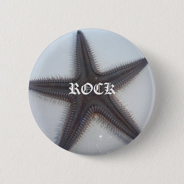 Rockstar 6 Cm Round Badge (Front)