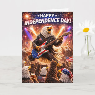 Rockstar American Eagle happy Independence Day con Card