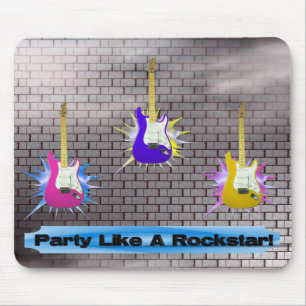 Rockstar Brick Wall Mouse Mat