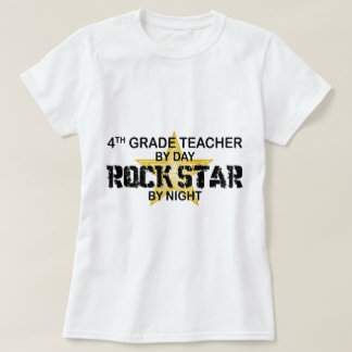 Rockstar by Night - 4th Grade T-Shirt