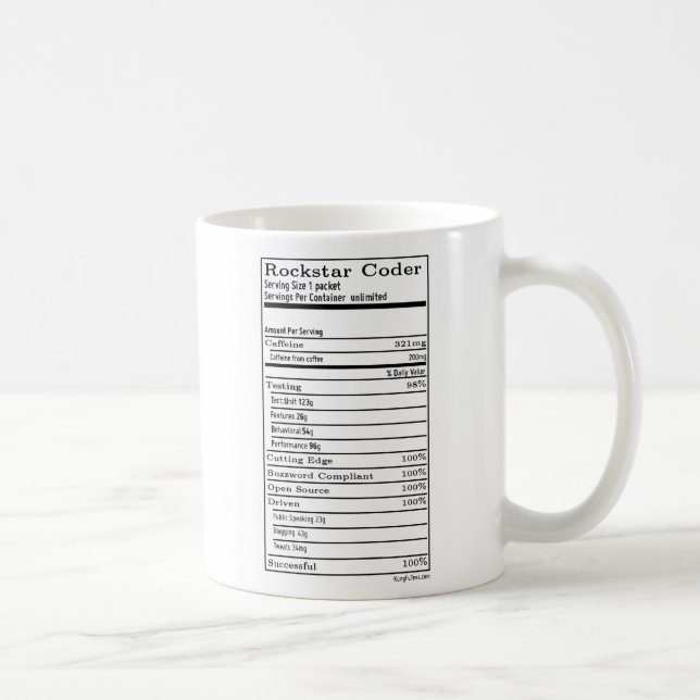 Rockstar Coder Mug (Right)