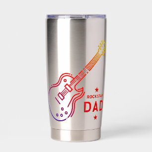 Rockstar Dad Guitar Insulated Tumbler