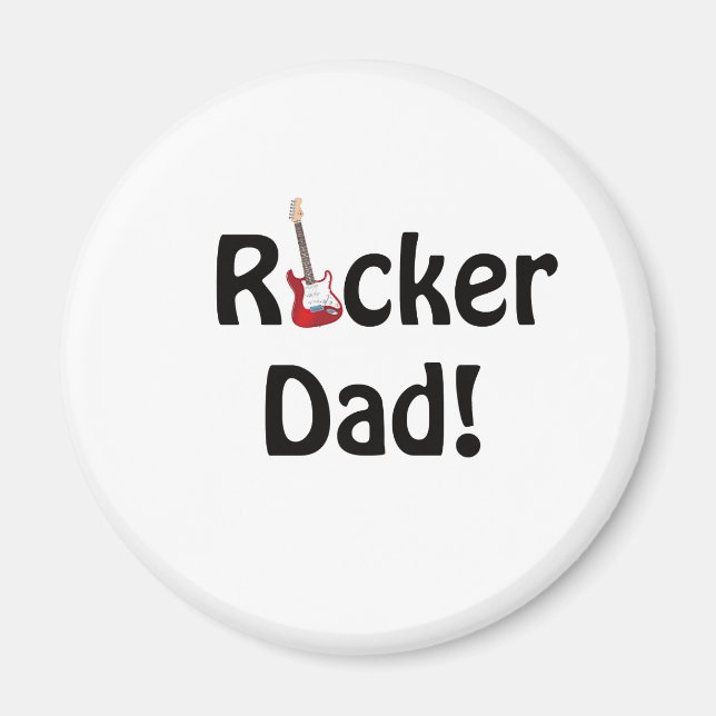Rockstar Dad Magnet (Front)