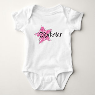 Rockstar girl baby bodysuit