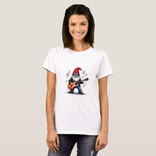 Rockstar Goblin with Guitar – Digital Cartoon Illu T-Shirt