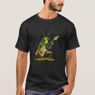 Rockstar in Green Grasshopper Guitar Magic T-Shirt