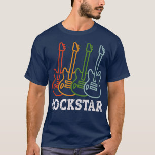 Rockstar Kids Vintage Guitar Rockstar Gift  T-Shirt