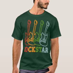 Rockstar Kids Vintage Guitar Rockstar Gift T-Shirt