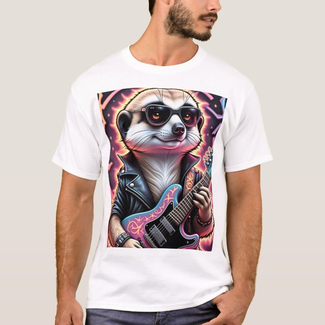 ROCKSTAR MEERKAT T-Shirt (Front)