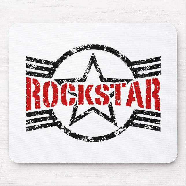 Rockstar Mouse Mat (Front)