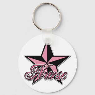 Rockstar Nurse Key Ring