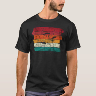 Rockstar Octopus Vintage Drummer Playing Drums Dru T-Shirt