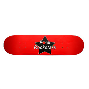 Rockstar Red Skateboard