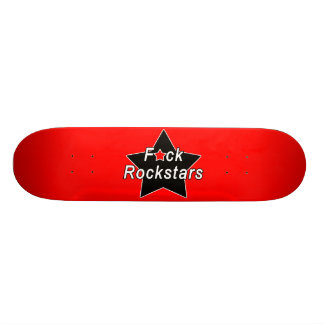 Rockstar Red Skateboard