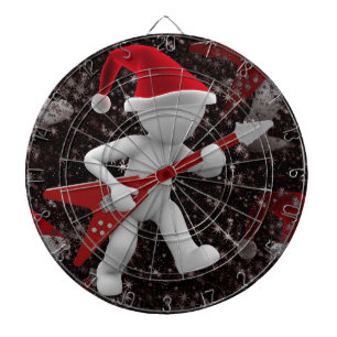 rockstar santa dartboard