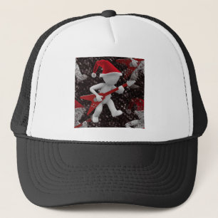 rockstar santa trucker hat