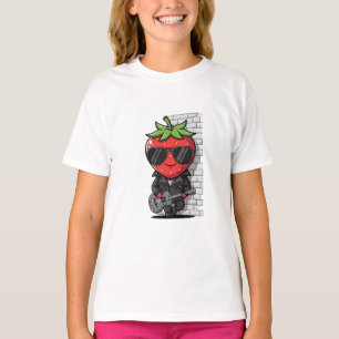 Rockstar Strawberry Kids T-Shirt