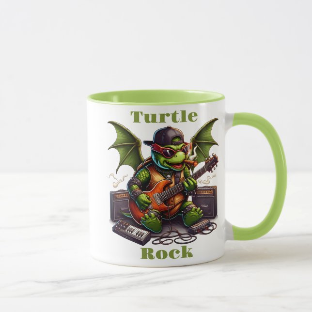 Rockstar Turtles Midnight Jam Session Mug (Right)