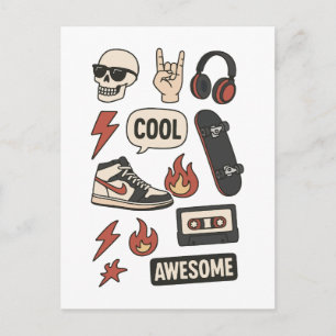 rockstars boy aesthetic  postcard