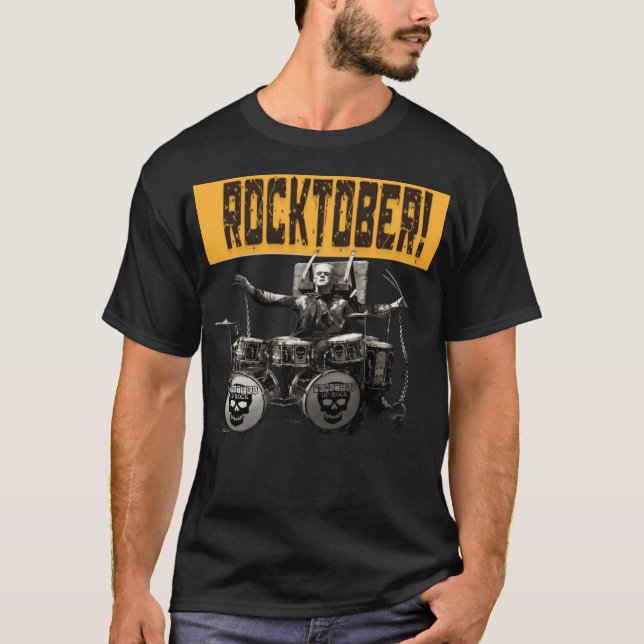 Rocktober Banner T-Shirt (Front)