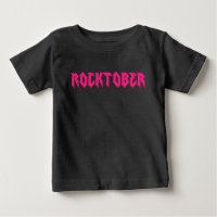 Rocktober Rock Music Pink Print