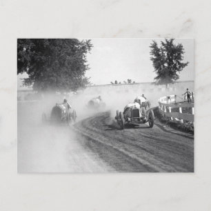 Rockville Fair Auto Races, 1923 Postcard
