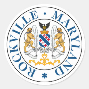 Rockville, Maryland (seal) Classic Round Sticker