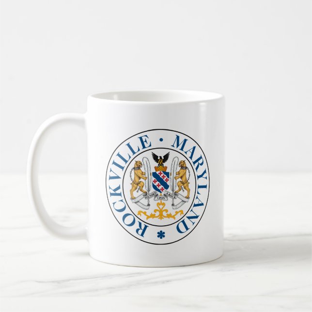 Rockville, Maryland (seal) Coffee Mug (Left)