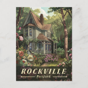 Rockville Retro - A Glimpse of Maryland’s Charm Postcard
