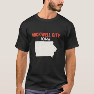 Rockwell City Iowa USA State America Travel Iowan T-Shirt