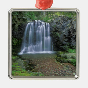 Rockwell Falls in the Two Medicine Valley of Metal Tree Decoration