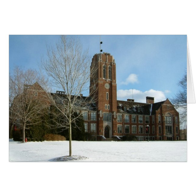 Rockwell in Winter at Grove City College (Front Horizontal)
