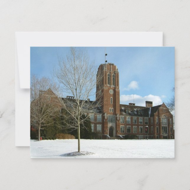 Rockwell in Winter at Grove City College Holiday Card (Front)