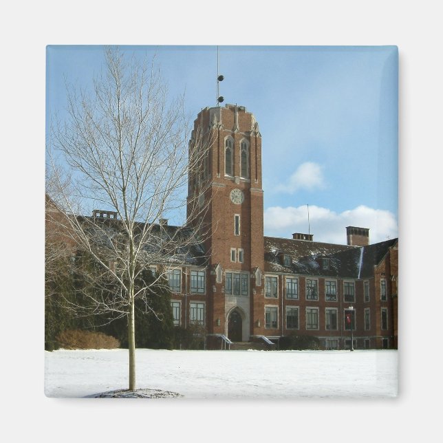 Rockwell in Winter at Grove City College Magnet (Front)