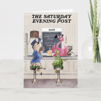 Rockwell Inspired Greeting Card