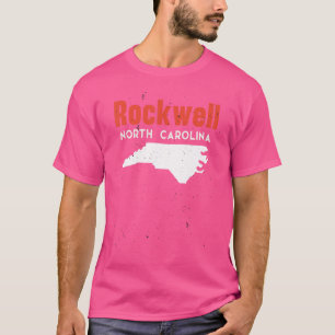 Rockwell North Carolina Usa State America Travel T-Shirt