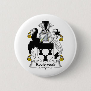 Rockwood Family Crest 6 Cm Round Badge