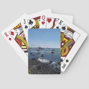 Rocky Beach Photograph Playing Cards