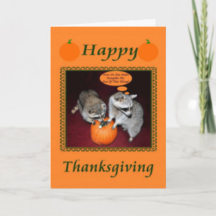 rocky bull thanksgiving holiday card