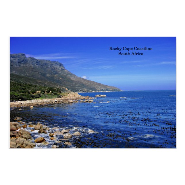 Rocky Cape Coastline, S. Africa, Poster (Front)